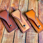 Leathercraft pattern for a pen pouch