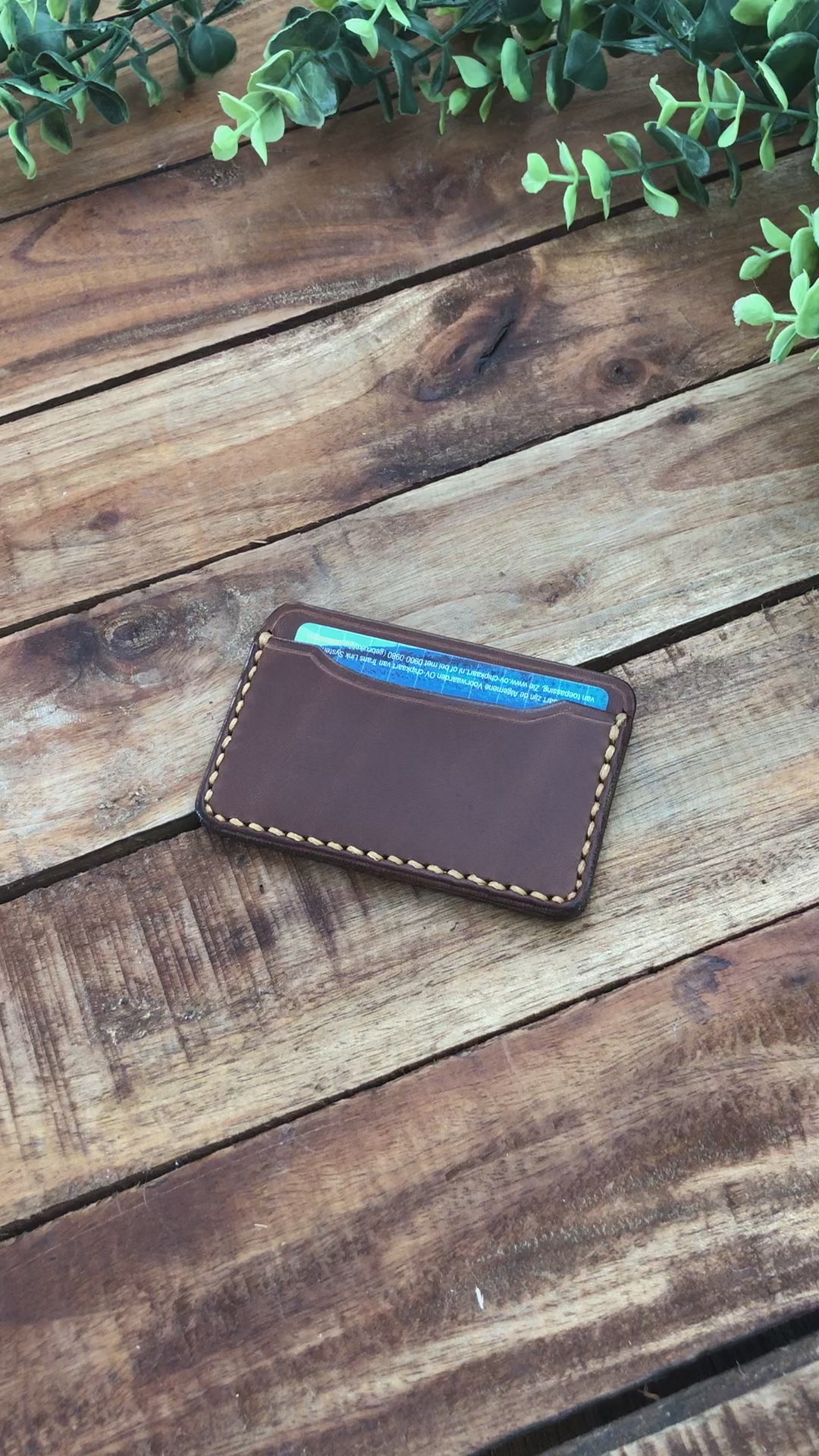 Handmade Leather Card Wallet