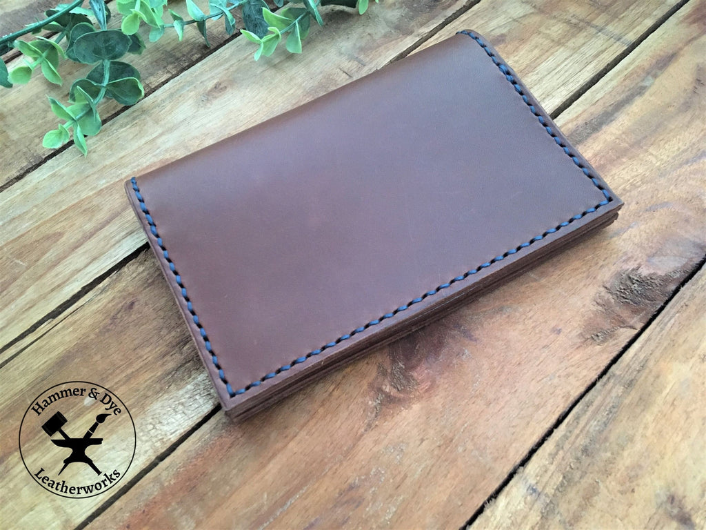 Handmade Brown Leather Passport Cover